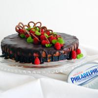 Čokoládovo malinový cheesecake