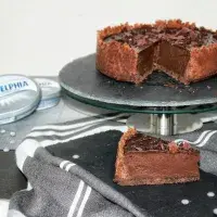 Jednoduchý čokoladový cheesecake Jednoduchý čokoladový cheesecake