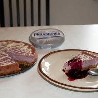 Ostružinový cheesecake s kozím sýrem Ostružinový cheesecake s kozím sýrem