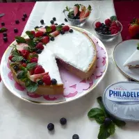 Malinový cheesecake bez korpusu a lepku