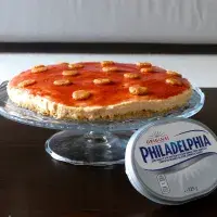 Cheesecake á la peanut butter and jelly sandwich