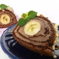 Bezlepková roláda s banánem