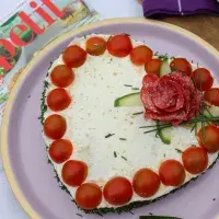 Slaný dort z toustového chleba