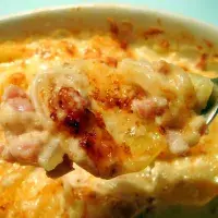 Tartiflette s bílým vínem a pancettou