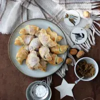 Ořechové a makové martinské rohlíčky podle food blogů