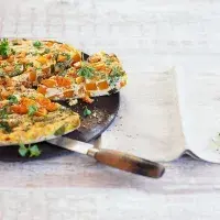 Omeleta s dýní, šalvějí a sýrem