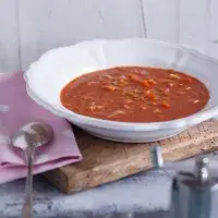 Orientální polévka z červené čočky Orientální polévka z červené čočky