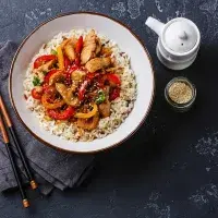 Kuřecí směs s rýží basmati