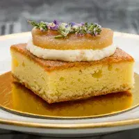 Rebarborový koláč s pudinkem