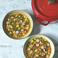 Čočková polévka neboli Linsensuppe
