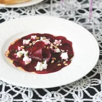 Carpaccio z červené řepy podle Zdeňka Pohlreicha