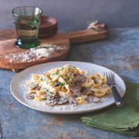 Citronové tagliatelle se žampiony