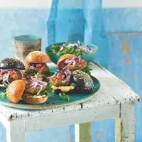 Čočkový burger Čočkový burger