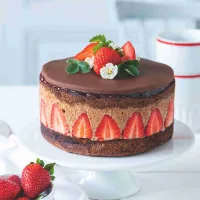 Čokoládový fraisier Čokoládový fraisier