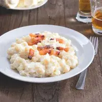 Halušky s brynzou a slaninou