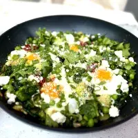 Zelená shakshuka