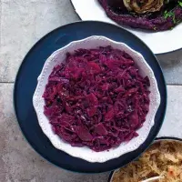 Jablečné červené zelí