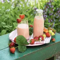 Jahodovo-jogurtový koktejl