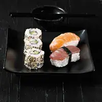 Kalifornská rolka & nigiri suši