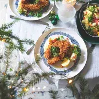 Kapří podkovy s bramborovým salátem