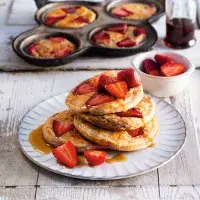 Kefírové lívance s jahodami