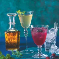 Sirup z máty a tymiánu & alko i nealko koktejl 