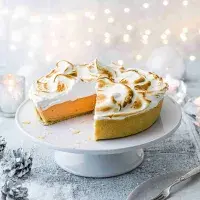 Koláč Negroni se sněhovou čepicí