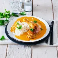 Kuře na paprice s rýží