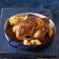 Kuře s knedlíkovou nádivkou