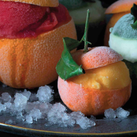 Mandarinkový sorbet