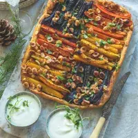 Mrkvový koláč s ořechy