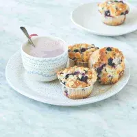 Muffiny s černým rybízem Muffiny s černým rybízem