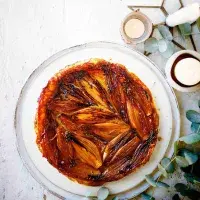 Obrácený koláč s čekankou