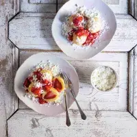 Odpalované knedlíky s jahodami