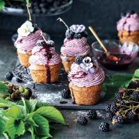 Ostružinové cupcaky