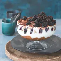 Ostružinové skyramisu Ostružinové skyramisu