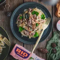 Pasta s tuňákem a špenátem