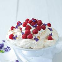 Pavlova s fialkami