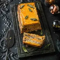 Pečená terinka s kaštany, batáty a dýní