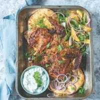 Pečené kuře tandoori & salát s fenyklem a pomerančem