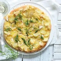Pizza s bramborami a rozmarýnem