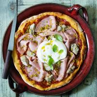 Pizza s mortadellou a burratou