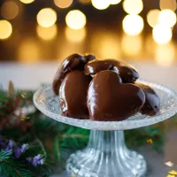 Plněná perníková srdíčka