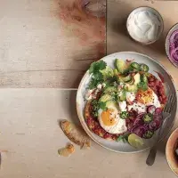 Rančerská vejce (huevos rancheros) Rančerská vejce (huevos rancheros)