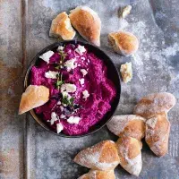 Řepová pomazánka s crème fraîche