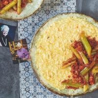 Rizoto s řapíkatým celerem a pancettou Rizoto s řapíkatým celerem a pancettou