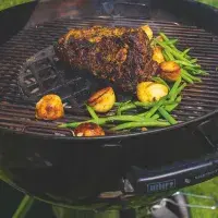 Brambory a fazolky z plechu či grilu Brambory a fazolky z plechu či grilu