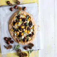 Slaná dýňovo-kaštanová galetka