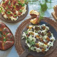 Slavnostní prkýnka s bramborovými bulkami