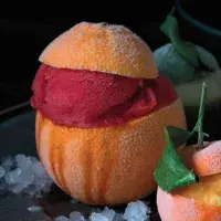 Sorbet z krvavých pomerančů